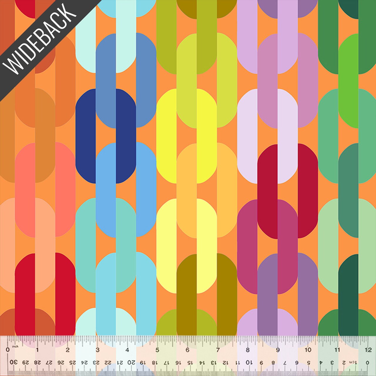 Links Wideback (108 Inch) in Creamsicle (54574dw-1des) | 108" Quilt Backs | Windham